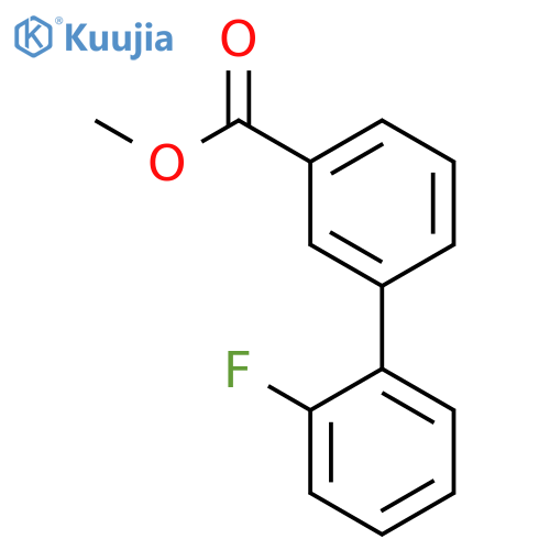 [1,1'-BIPHENYL]-3-CARBOXYLIC ACID, 2'-FLUORO-, METHYL ESTER structure