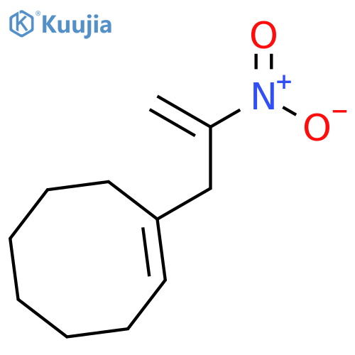 CYCLOOCTENE, 1-(2-NITRO-2-PROPENYL)- structure