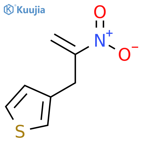 Thiophene, 3-(2-nitro-2-propenyl)- structure