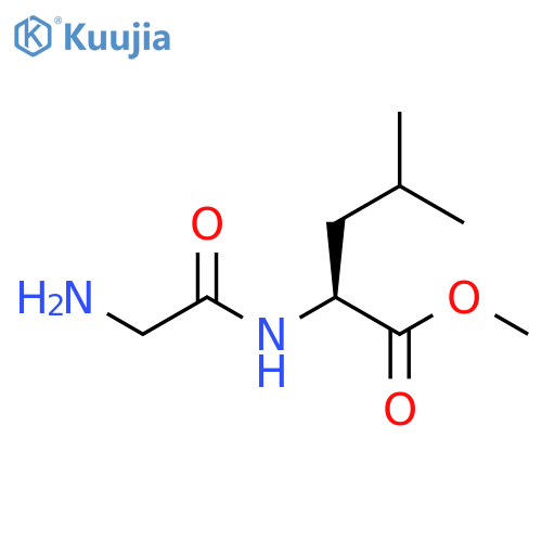 Leucine, N-glycyl-, methyl ester (8CI) structure