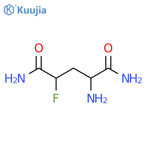 Pentanediamide,2-amino-4-fluoro- structure