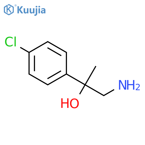 1-amino-2-(4-chlorophenyl)propan-2-ol structure