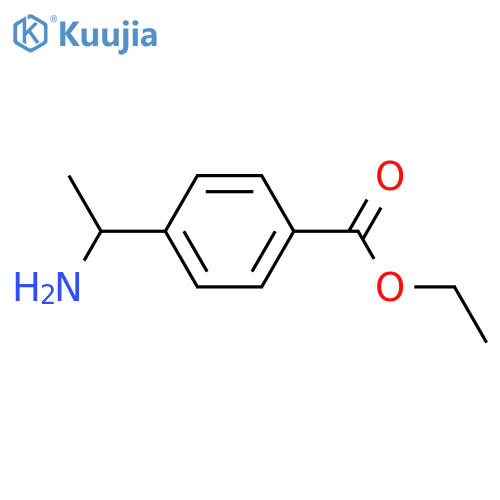 ethyl 4-(1-aminoethyl)benzoate structure