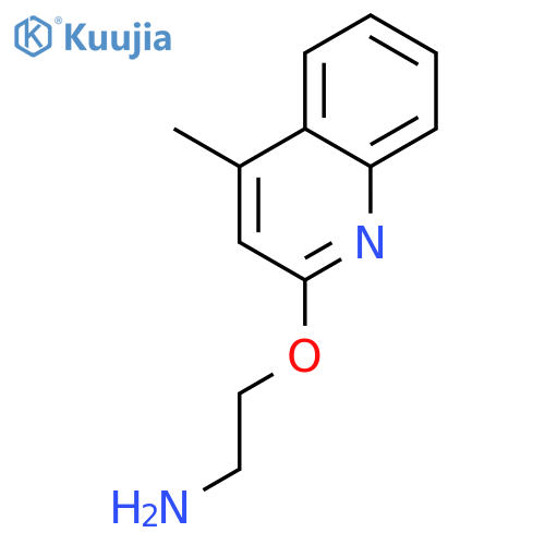 Ethanamine,2-[(4-methyl-2-quinolinyl)oxy]- structure