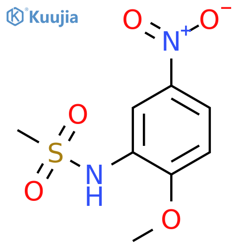 Methanesulfonamide, N-(2-methoxy-5-nitrophenyl)- structure