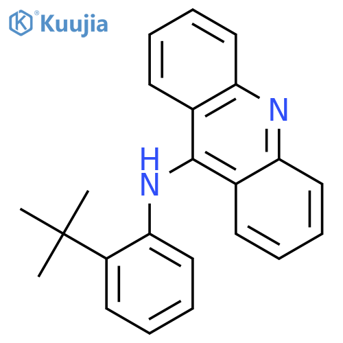 9-Acridinamine, N-[2-(1,1-dimethylethyl)phenyl]- structure