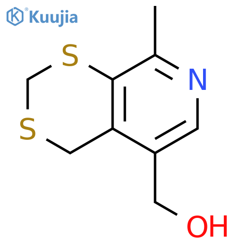 4H-m-Dithiino[4,5-c]pyridine-5-methanol,8-methyl-(8CI) structure