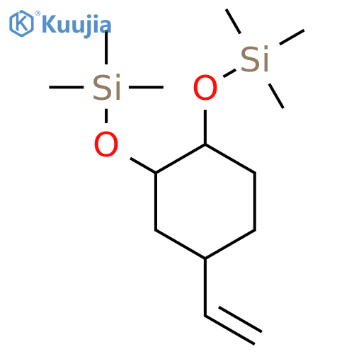 [(4-ethenylcyclohexane-1,2-diyl)bis(oxy)]bis(trimethylsilane) structure