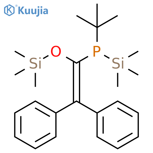 3-Oxa-5-phospha-2,6-disilaheptane,5-(1,1-dimethylethyl)-4-(diphenylmethylene)-2,2,6,6-tetramethyl- structure