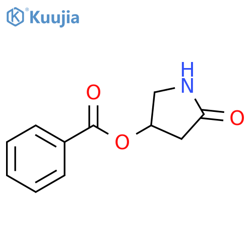 2-Pyrrolidinone, 4-(benzoyloxy)- structure