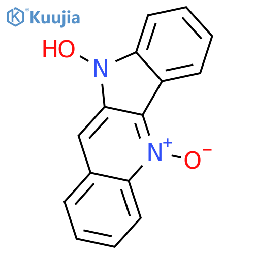 10H-indolo[3,2-b]quinolin-10-ol 5-oxide structure