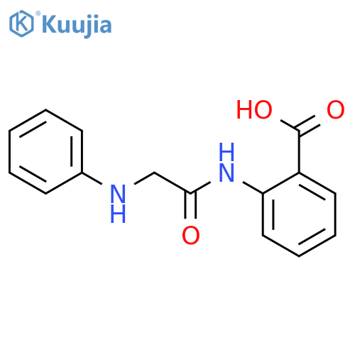 Benzoic acid, 2-[[(phenylamino)acetyl]amino]- structure