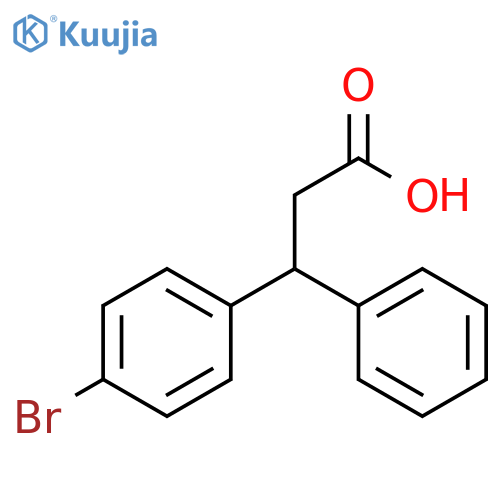 3-(4-Bromophenyl)-3-phenylpropanoic Acid structure