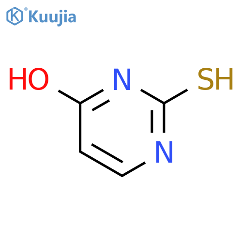 4-Pyrimidinol, 2-mercapto- (9CI) structure