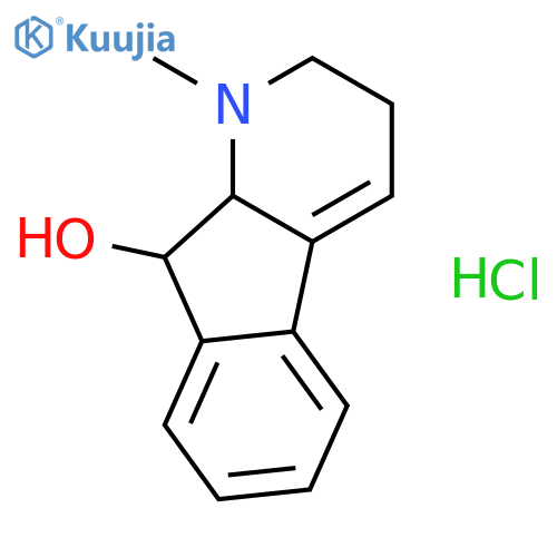 1-Methyl-9-hydroxy-1,2,3,9a-tetrahydro-1-azafluorene hydrochloride structure