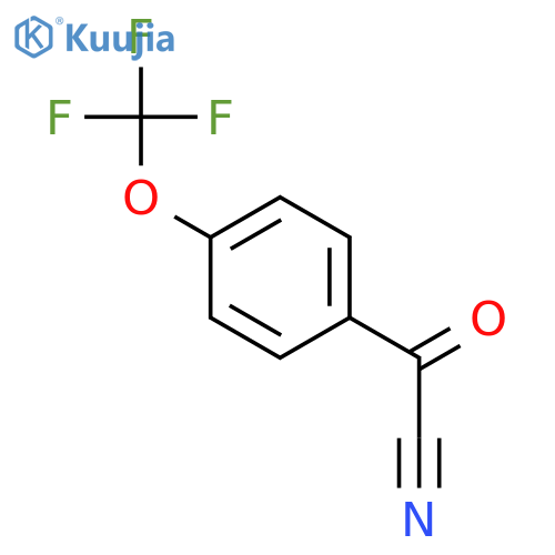 4-(trifluoromethoxy)benzoyl Cyanide structure