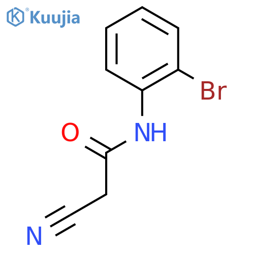 N-(2-Bromophenyl)-2-cyanoacetamide structure