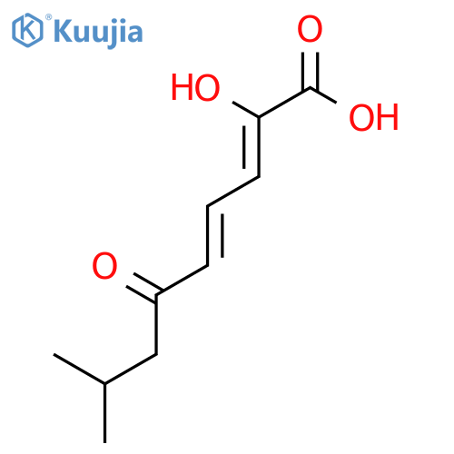 2,4-NONADIENOIC ACID, 2-HYDROXY-8-METHYL-6-OXO- structure