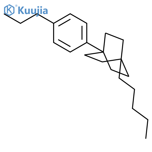 Bicyclo[2.2.2]octane, 1-pentyl-4-(4-propylphenyl)- structure