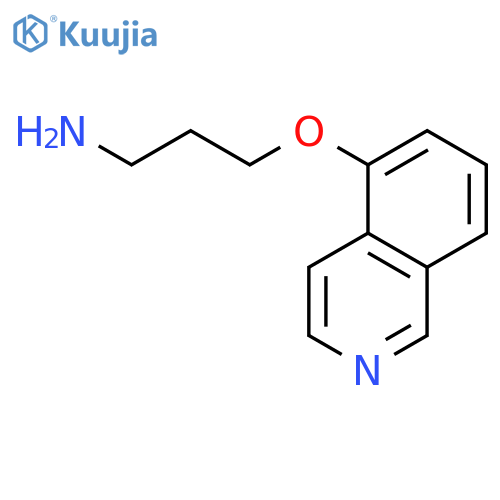 3-(isoquinolin-5-yloxy)propan-1-amine structure