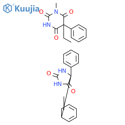 2,4,6(1H,3H,5H)-Pyrimidinetrione, 5-ethyl-1-methyl-5-phenyl-, mixt. with 5,5-diphenyl-2,4-imidazolidinedione (9CI) structure