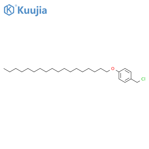 Benzene, 1-(chloromethyl)-4-(octadecyloxy)- structure