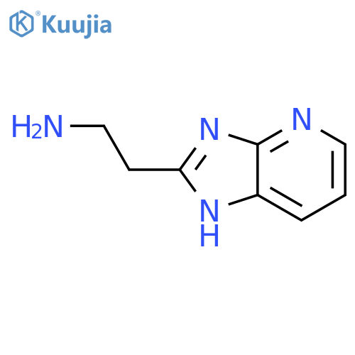 2-(3H-imidazo4,5-bpyridin-2-yl)ethan-1-amine structure