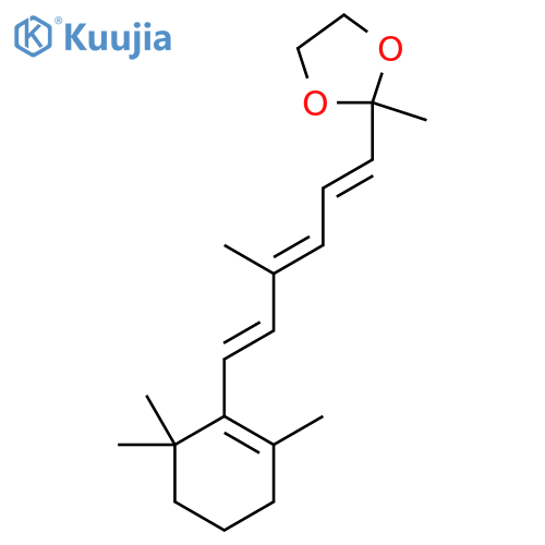 2-Methyl-2-[(1E,3E,5E)-4-methyl-6-(2,6,6-trimethyl-1-cyclohexenyl)-1,3,5-hexatrienyl]-1,3-dioxolane structure