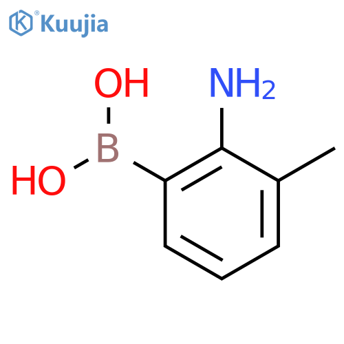 m-Tolueneboronic acid,2-amino- (8CI) structure