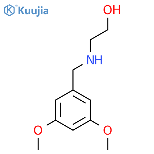 2-{(3,5-dimethoxyphenyl)methylamino}ethan-1-ol structure