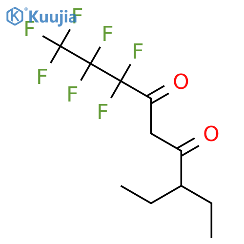 7-Ethyl-1,1,1,2,2,3,3-heptafluorononane-4,6-dione structure