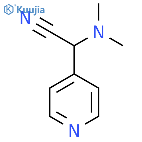 2-(Dimethylamino)-2-(pyridin-4-YL)acetonitrile structure