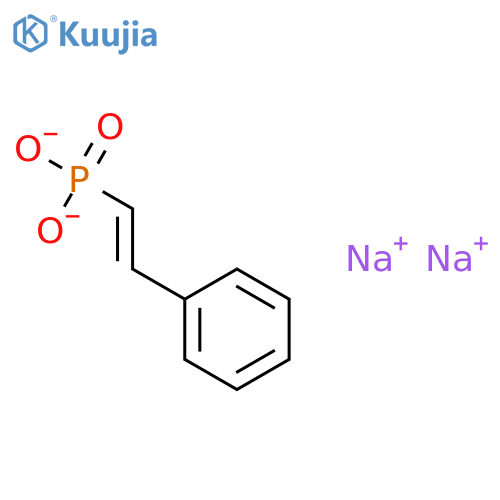 Disodium (2-phenylvinyl)phosphonate structure