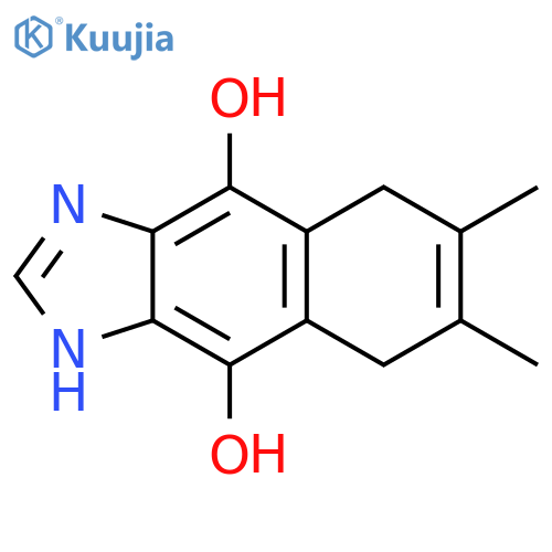 1H-Naphth[2,3-d]imidazole-4,9-diol,5,8-dihydro-6,7-dimethyl-(8CI) structure