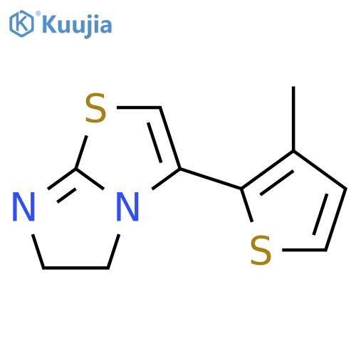 Imidazo[2,1-b]thiazole,5,6-dihydro-3-(3-methyl-2-thienyl)- structure
