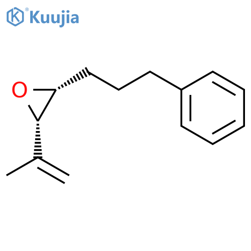 Oxirane, 2-(1-methylethenyl)-3-(3-phenylpropyl)-, cis- structure