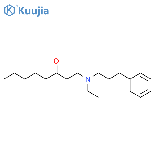 3-Octanone, 1-[ethyl(3-phenylpropyl)amino]- structure