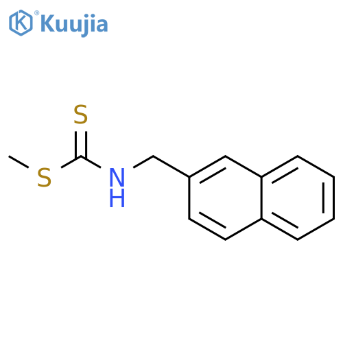 Carbamodithioic acid, (2-naphthalenylmethyl)-, methyl ester structure