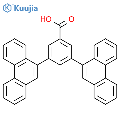 Benzoic acid, 3,5-di-9-phenanthrenyl- structure