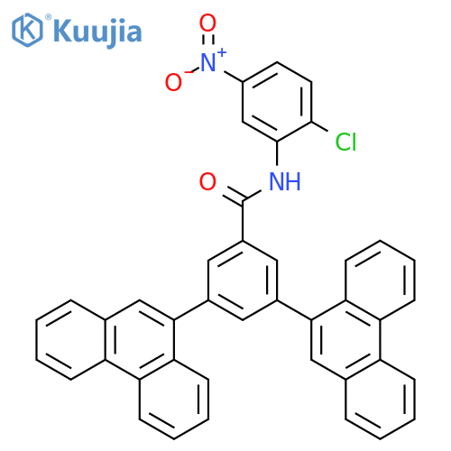 BENZAMIDE, N-(2-CHLORO-5-NITROPHENYL)-3,5-DI-9-PHENANTHRENYL- structure