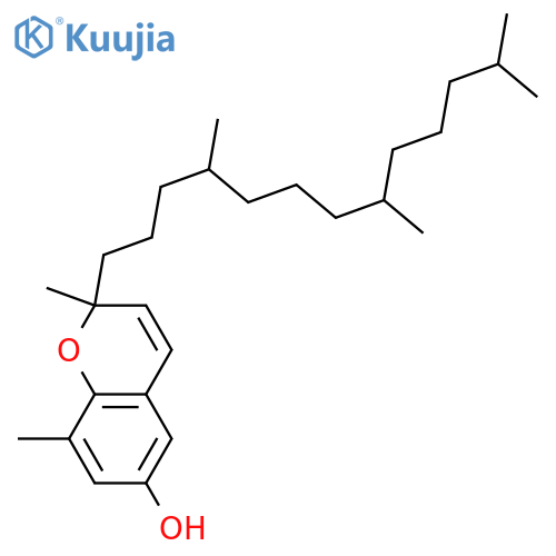 2H-1-Benzopyran-6-ol, 2,8-dimethyl-2-(4,8,12-trimethyltridecyl)- structure