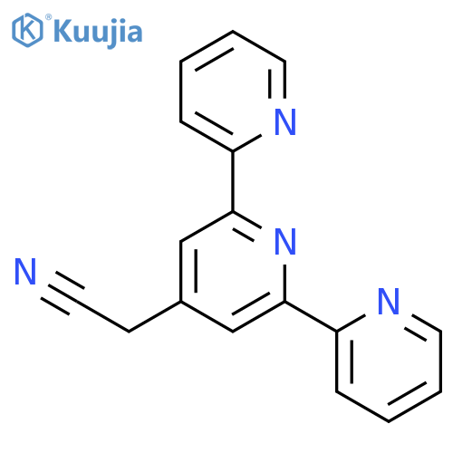 [2,2':6',2''-TERPYRIDINE]-4'-ACETONITRILE structure