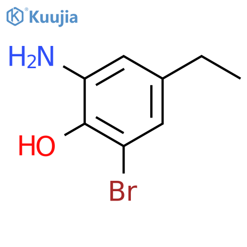 Phenol,2-amino-6-bromo-4-ethyl- structure