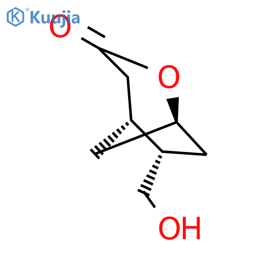 2-Oxabicyclo[3.2.1]octan-3-one, 6-(hydroxymethyl)-, (1R,5R,6S)- structure