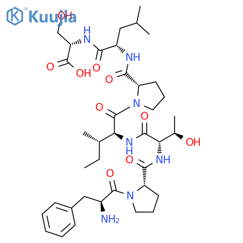 L-Serine, L-phenylalanyl-L-prolyl-L-threonyl-L-isoleucyl-L-prolyl-L-leucyl- structure