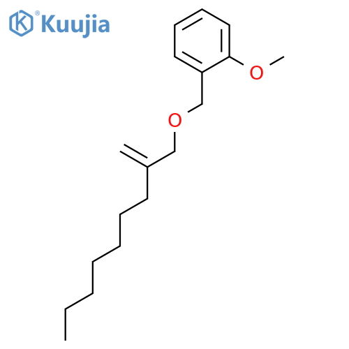 Benzene, 1-methoxy-2-[[(2-methylenenonyl)oxy]methyl]- structure