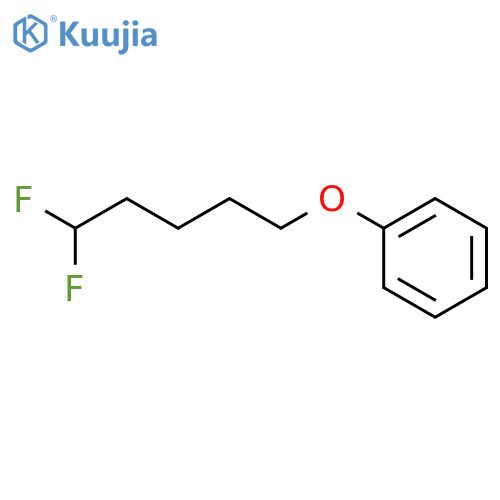 Benzene,[(5,5-difluoropentyl)oxy]- structure