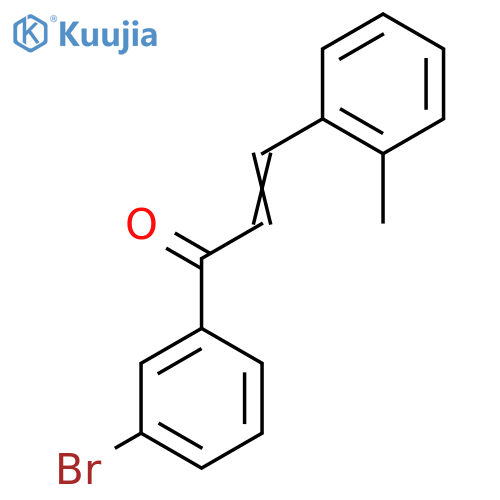 1-(3-Bromophenyl)-3-(2-methylphenyl)prop-2-en-1-one structure