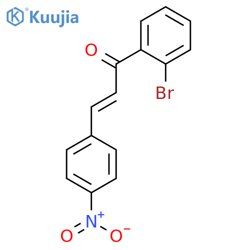 2-PROPEN-1-ONE, 1-(2-BROMOPHENYL)-3-(4-NITROPHENYL)- structure