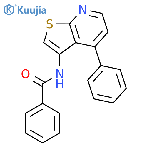 BENZAMIDE, N-(4-PHENYLTHIENO[2,3-B]PYRIDIN-3-YL)- structure